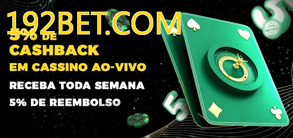 Promoções do cassino ao Vivo 192BET.COM